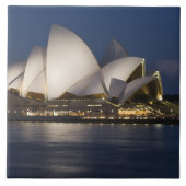 Australië, Sydney. Opera House 's nachts Tegeltje (Voorkant)