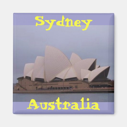 Australië Sydney opera huis fotografie magneet (Voorkant)