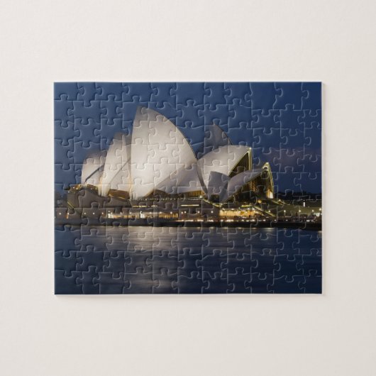 Australië, Sydney. Operahuis 's nachts aan Legpuzzel (Horizontaal)