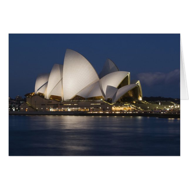Australië, Sydney. Operahuis 's nachts op (Voorkant Horizontaal)