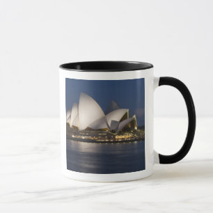 Australië, Sydney. Operahuis 's nachts op Mok