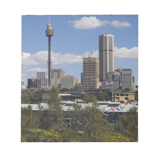 Australië, Sydney, Potts Point. Sydney silhouet. Notitieblok (Voorkant)