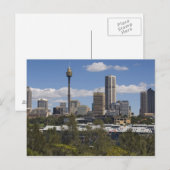 Australië, Sydney, Potts Point. Sydney skyline. Briefkaart (Voorkant / Achterkant)