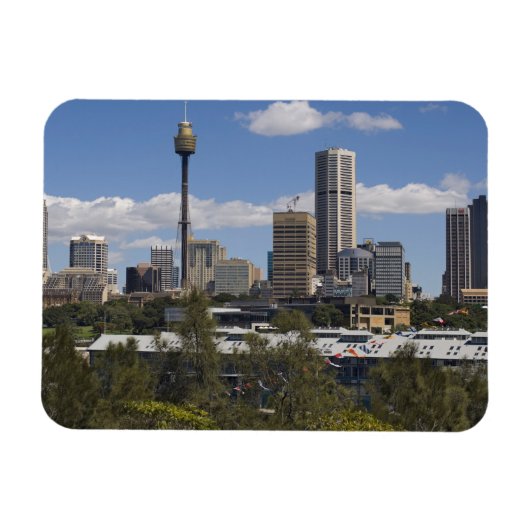 Australië, Sydney, Potts Point. Sydney skyline. Magneet (Horizontaal)