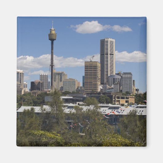 Australië, Sydney, Potts Point. Sydney skyline. Magneet (Voorkant)