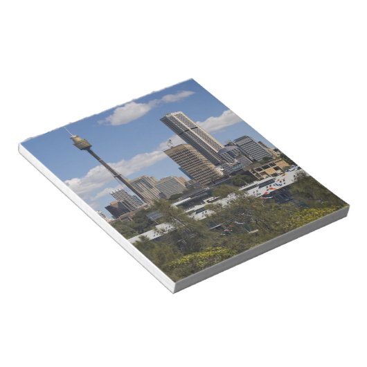 Australië, Sydney, Potts Point. Sydney skyline. Notitieblok (Schuin)