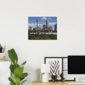 Australië, Sydney, Potts Point. Sydney skyline. Poster (Thuiskantoor)