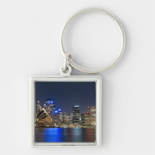 Australië, Sydney. Silhouet met Operahuis gezien Sleutelhanger