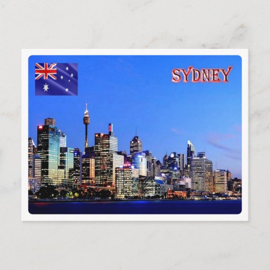 Australië - Sydney - Skyline - Briefkaart (Voorkant)