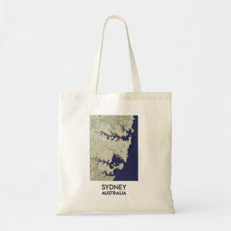 Australië Sydney stadskaart Tote Bag