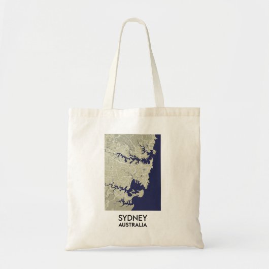 Australië Sydney stadskaart Tote Bag (Voorkant)