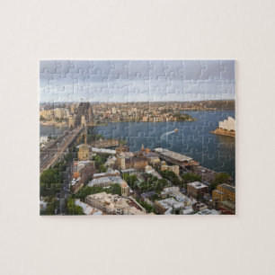 Australië, Sydney, uitzicht over The Rocks & Sydne Legpuzzel