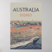 Australië, Sydney, uitzicht van de stad en opera Poster (Voorkant)