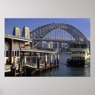 Australië, Sydney, veerboot voor passagiers, één v Poster