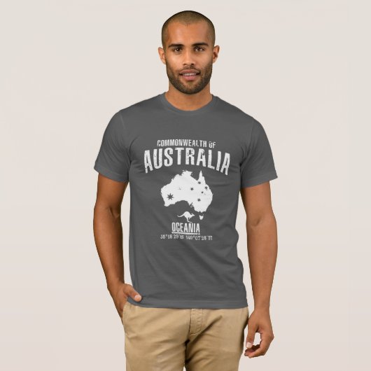 Australië T-shirt (Voorkant volledig)