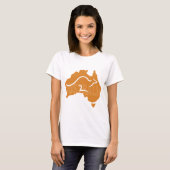 Australië T-shirt (Voorkant volledig)