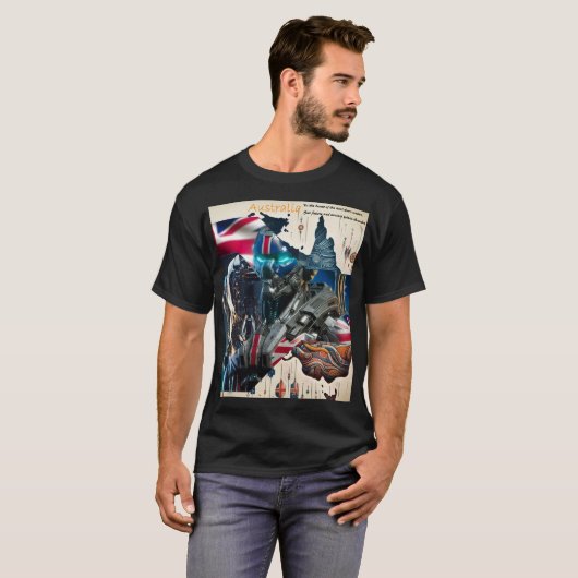 Australië T-shirt (Voorkant volledig)