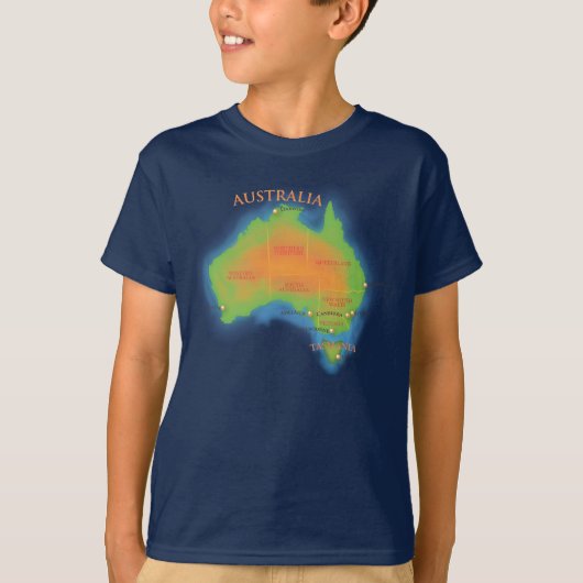 Australië T-shirt (Voorkant)