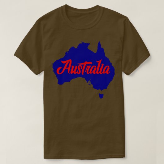 Australië T-shirt (Design voorkant)