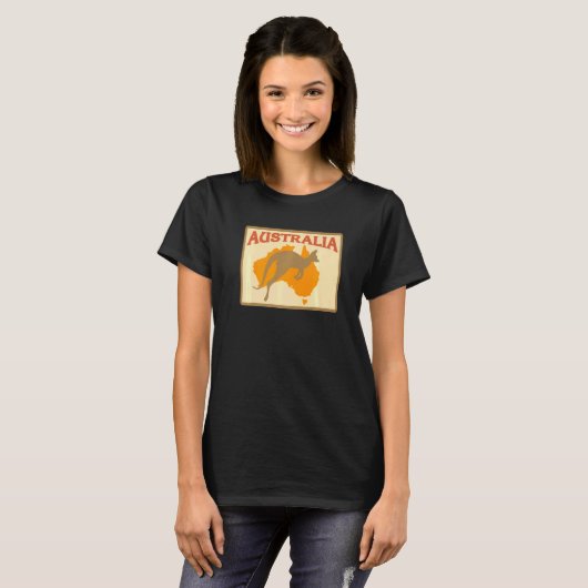 Australië T-shirt (Voorkant volledig)