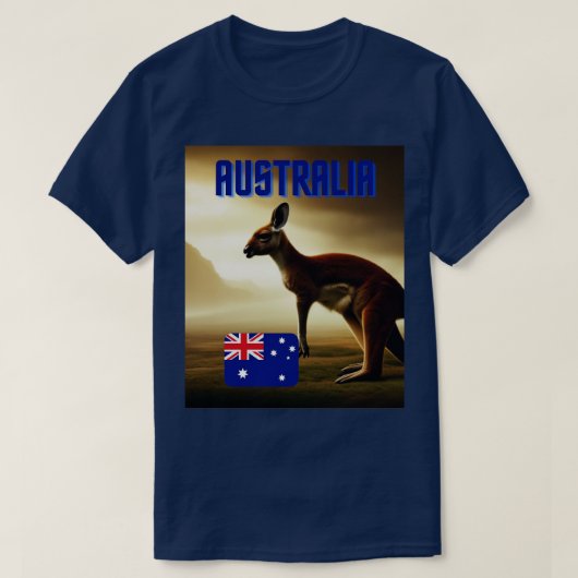 australië t-shirt (Design voorkant)