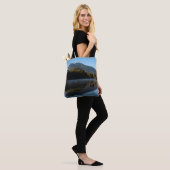 Australië Tasmania Mountain Reflections Lake Foto Tote Bag (Op model)