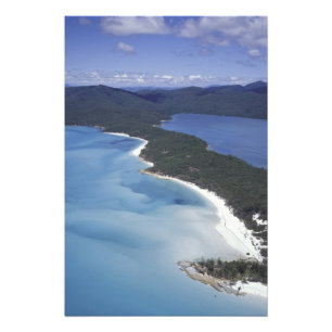 Australië, The Whitsundys, Queensland. Heuvel Foto Afdruk