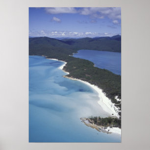 Australië, The Whitsundys, Queensland. Heuvel Poster