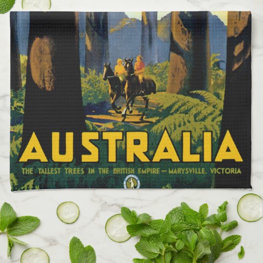 Australië Theedoek (Gevouwen)