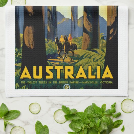 Australië Theedoek (Gevouwen)