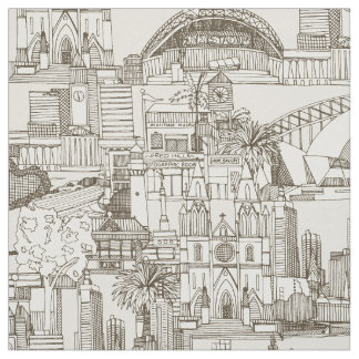 Australië toile de jouy-thee sterke witte stof