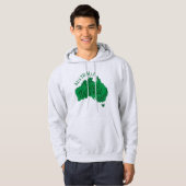 AUSTRALIË TOTAAL LEGEND GROEN HOODIE (Voorkant volledig)