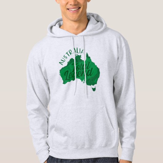 AUSTRALIË TOTAAL LEGEND GROEN HOODIE (Voorkant)