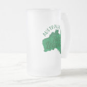 AUSTRALIË: TOTAAL LEGEND MATGLAS BIERPUL (Voorkant rechts)