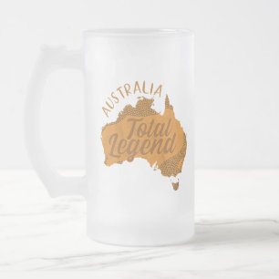 AUSTRALIË: TOTAAL LEGEND MATGLAS BIERPUL