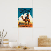 Australië - Trans-Australische spoorweg Poster (Keuken)