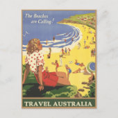 Australië Travel Briefkaart (Voorkant)