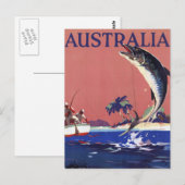 Australië Travel Briefkaart (Voorkant / Achterkant)