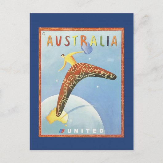 Australië Travel Briefkaart (Voorkant)