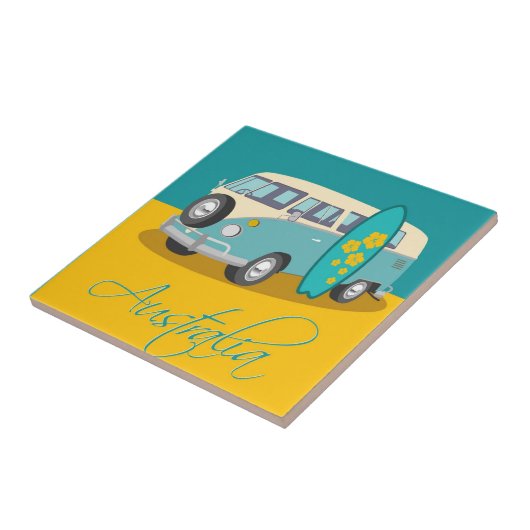 Australië:Travel keramische tegel Tegeltje (Zijkant)