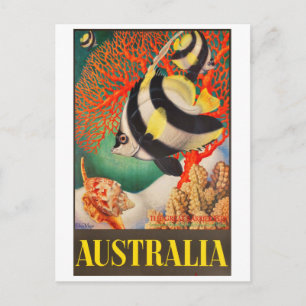 Australië, Tropische Vissen bij het Groot Barrière Briefkaart