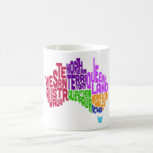 Australië - Typografische Tekstkaart Koffiemok (Center)