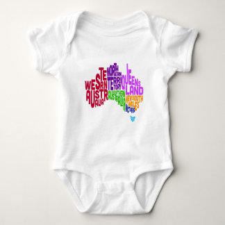 Australië - Typografische Tekstkaart Romper