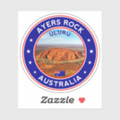 Australië, Uluru, Ayers Rock Sticker (Vel)