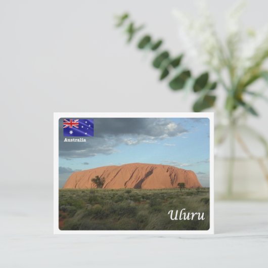 Australië - Uluru - Briefkaart (Staand voorkant)