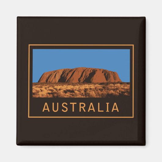 Australië Uluru Magneet (Voorkant)