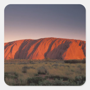 Australië, Uluru Nationaal Park. Uluru of Vierkante Sticker