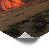 Australië, Uluru National Park. Uluru of Poster (Hoek)