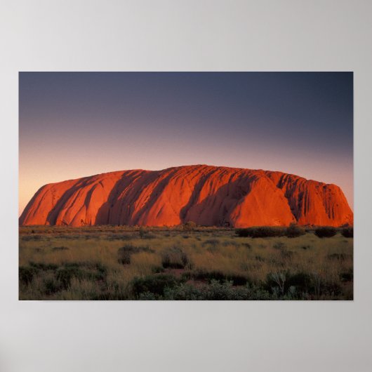 Australië, Uluru National Park. Uluru of Poster (Voorkant)