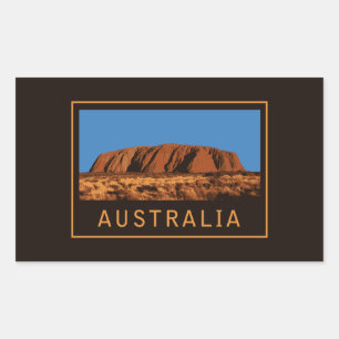 Australië Uluru Rechthoekige Sticker